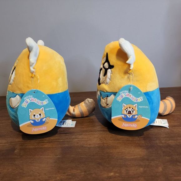 Squishmallows Aggretsuko 6.5" Calm and Rage Expression Sanrio 2022 - Picture 3 of 6